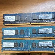 Nanya 1.5GB (3x512MB) DDR2 PC2-4200U 240-Pin DIMM Unbuffered RAM 0041 picture