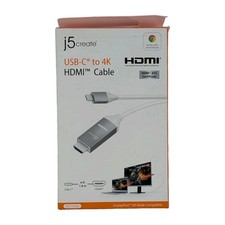 j5create USB Type C to 4K 60Hz HDMI 6ft Cable w/ HDMI ATC Certificate JCC153G picture