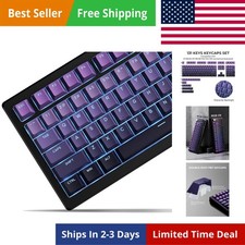 x XVX Shine Through PBT Keycaps, Custom Keycaps 60 75 100 Percent Cherry Prof... picture