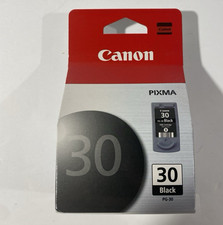Brand New Genuine Canon PG-30 Black Printer Ink Cartridge Pixma Series Sealed picture