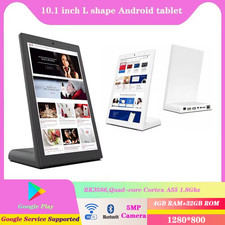10.1 Inch L-Shape Desktop Tablet Vertical Screen Kiosk Android 11 tablet Touch S picture