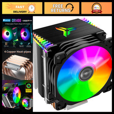 RGB CPU Air Cooler 92mm PWM Fan, 4 Heat Pipes, Easy Install, Quiet for Intel/AMD picture
