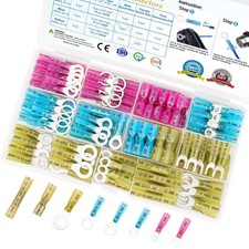 TICONN 120Pcs Heat Shrink Wire Connectors, 120PCS Combo, Red, Blue, Yellow  picture