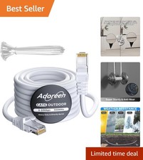 25 Ft Universal Cat 6 Ethernet Cable - Heavy Duty, 6 Gbps Speed, Outdoor Use picture