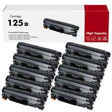 10x CRG125 3484B001AA Toner Cartridge Compatible for Canon 125 imageCLASS MF3010 picture