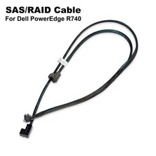 Lot of 2 Dell PowerEdge R740 PERC H750 H755 HBA350i Mini-SAS HD RAID Cable XJHM0 picture