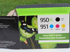 HP 950XL High Yield 2026-2027  Black Ink 2 Cartridges-Genuine picture