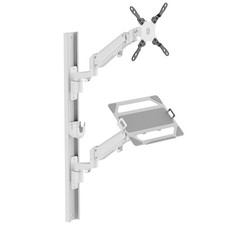 ZeboZap ZLTV8022 Wall Monitor Mount with Keyboard Tray | Fits 17 to 43 Inch |... picture