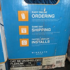 Cat 5E Unshielded Pllen Wirepath Blue  picture