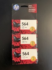 Lot of 3 Genuine HP 564 Photo Ink Cartridges OEM EXPIRED July 2020 Sealed picture