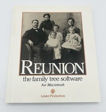 Reunion “The Family Tree Software” For Macintosh, User Manual picture