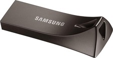Samsung BAR Plus 128GB USB 3.1 Flash Drive 400MB/s Metal Rugged Titan Gray picture