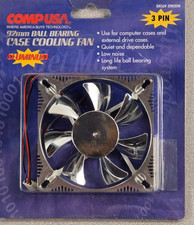 VINTAGE New in Box CompUSA 92mm Aluminum Case Fan - SKU 296208 - Rare NOS (b2) picture