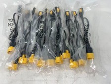 lot of 10 ,Locking IEC C13 to C14 Power Cable 18AWG 2FT Server PDU UPS Cord,new picture