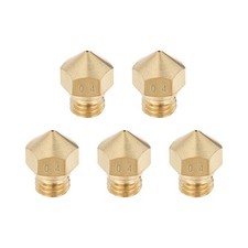0.4mm 3D Printer Nozzle, Fit for MK10, for 1.75mm Filament Brass 5pcs picture