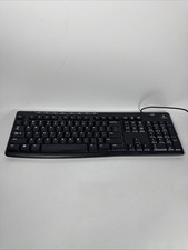 Logitech Wired USB Keyboard K200 Standard Black TESTED  picture
