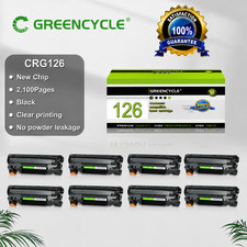 8PK Black CRG126 Toner Fit for Canon 126 ImageClass LBP6230dw LBP6230dn MF4580dn picture
