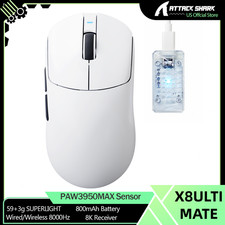 ATTACK SHARK X8 Series Tri-mode Lightweight Wireless Gaming Mouse picture