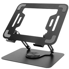 navor 360° Swivel Laptop Stand Adjustable Height Aluminum Foldable Por 10-17 In picture