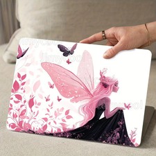 2Pcs Girl Scratch Resistant Vinyl Laptop Skin Stickers Non-Reusable picture