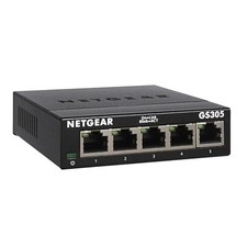 NETGEAR GS305P 5-Port Unmanaged PoE Switch - Black picture