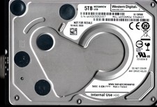 WD50NMZW-59A8NS1 S/N: WXR2E WESTERN DIGITAL 5TB THAILAND AUG 2020 picture