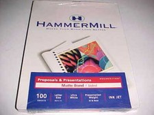 Hammermill Proposals and Presentations Matte Bond 1 Sided Ink Jet 100 Sheets picture