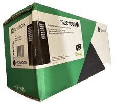Genuine OEM Lexmark 52D1000 Black Toner Cartridge. picture