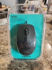 ✨Logitech M100 Wired Mouse - Brand New In Package✨ picture