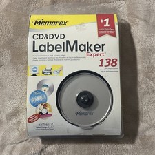 Memorex CD & DVD Label Maker Expert 138, New Sealed picture