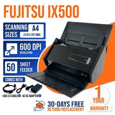 Fujitsu ScanSnap iX500 Color Duplex Document Wireless Scanner w/Bundle GRADE A⚡ picture