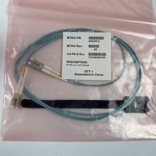 NetApp X66250-2 LC-LC OM4 Fiber Optic Cable 2m Aqua Multimode Patch Cable picture