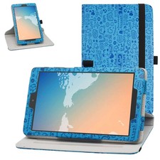 for Alcatel Joy Tab 2 Case, 360 Degree Rotary Stand with Cute Pattern Cover f... picture