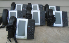 (lot of 7) Mitel 5330e IP Business Phone 50006476 w/Handsets & Cords /  picture