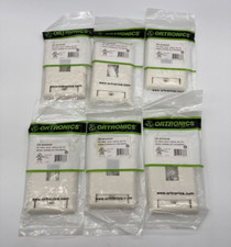 (6) Ortronics 2 Port Single Gang Faceplates. Fog White. OR-40300549. Sealed. picture