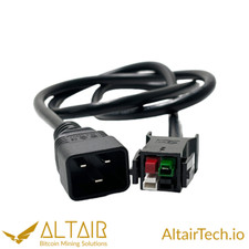 AltairTech.io IEC C20 to Canaan Avalon A14/A15 series power cord, 12 AWG|20A|5ft picture
