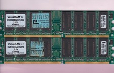 512MB 2x256MB PC-2100 KINGSTON KVR266X64C25/256 DDR1 ELPIDA DDR-266 Memory Kit picture