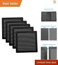 120mm PVC Fan Dust Covers - 5 Magnetic Filters for Computer Protection picture