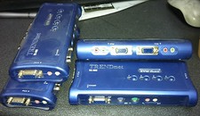 Lot of 4 TRENDnet TK-408 4-Port KVM Switches  picture