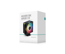 DeepCool AG400 BK ARGB V2 CPU Air Cooler Black 220W TDP 150mm LGA1700 AM5 AM4 picture