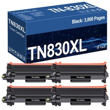4PK TN830 XL Toner For Brother TN830XL DCP-L2640DW HL-L2405W L2460DW MFC-L2820DW picture
