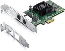 HFiber Gigabit Dual NIC with Intel 82571 Chip, 1Gb Network Card Compare picture