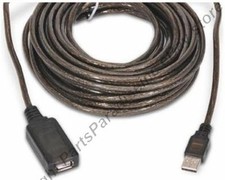 30ft Active/Amplified USB 2.0 Male-Female Extension Camera/Webcam/Printer Cable picture