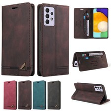 Luxury Leather Flip Card Wallet Cover Case For A14 A54 5G A53 A73 A32 S23 Ultra picture