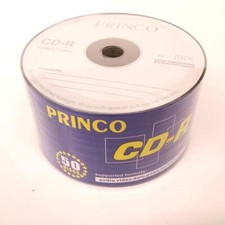 1st quality PRINCO CD-R 50 Pack 700MB 80 Min Blank Disc Bundle New 2X 56X (V435) picture