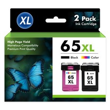 65XL Ink Cartridge For HP 65 Ink ENVY 5010 5055 5052 Deskjet 2600 2652 3755 3772 picture