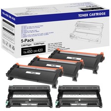 3PK TN450 Toner + 2PK DR420 Drum for Brother DCP-7065DN MFC-7860DW HL-2270DW picture