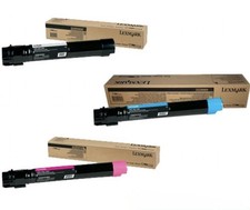 Lexmark 22Z0008 /22z0009 / 22Z0010 High Yield Toner. Black Cyan Magenta New picture