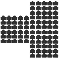 150Pcs Compact Rj45 Ethernet Port Protector Silicone Dust Plugs Black picture