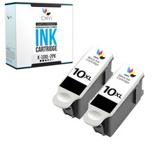 2PK CMYi Compatible 10XL Black Ink Cartridges for Kodak ESP 3, 3200, 3250, 5210 picture